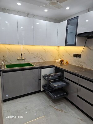 Kitchen in 3 BHK Builder Floor at Shanti Kunj – for Sale
