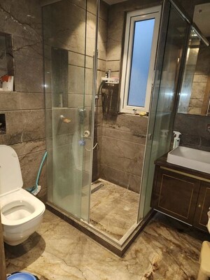 Bathroom in 4 BHK Builder Floor at Greater Kailash I – for Rent
