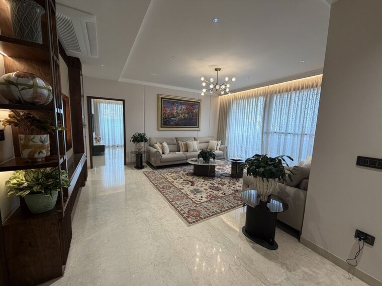 Living Room, central-park-flower-valley 3 Bedroom 2333 Sq.Ft. Builder Floor In Sohna Sector 33 Gurgaon 10670601