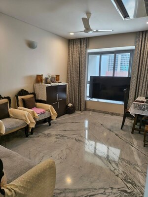 Living Room in 2 BHK Apartment at Silver Oak, Kalyani Nagar – for Rent