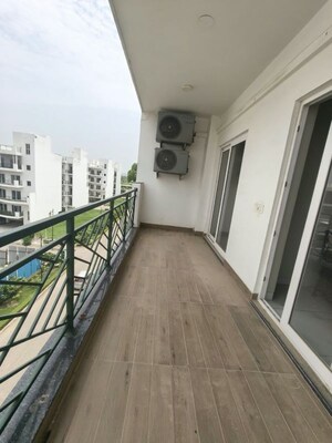 Balcony in 2.5 BHK Apartment at Central Park Flower Valley, Sohna Sector 33 – for Rent