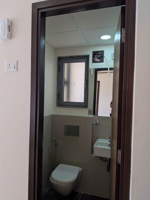 Bathroom in 1 BHK Apartment at Piramal Vaikunth Cluster 2, Balkum Pada – for Rent