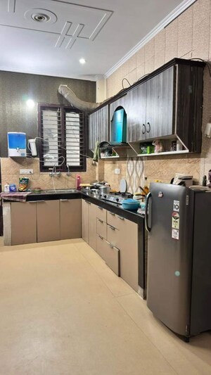 Kitchen in 2 BHK Builder Floor at Sushant Lok I – for Rent