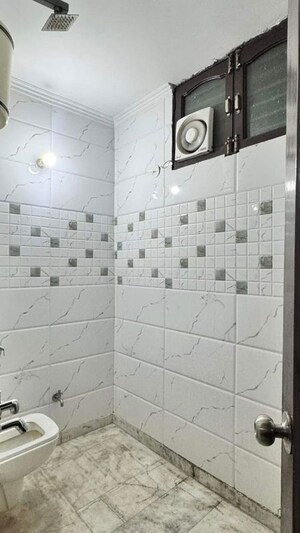 Bathroom in 2 BHK Builder Floor at Sushant Lok I – for Rent