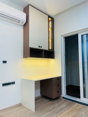 Kitchen in 3 BHK Apartment at SRR Sriram River View, Narsingi – for Rent