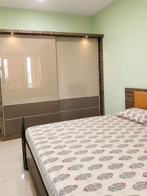 Bedroom in 3 BHK Apartment at Rutuparna Apartments, Baner – for Rent