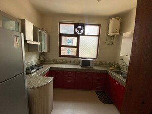 Kitchen in 3 BHK Builder Floor at Greater Kailash I – for Rent