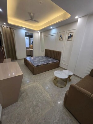 Living Room in 1 BHK Builder Floor at Sector 43 – for Rent