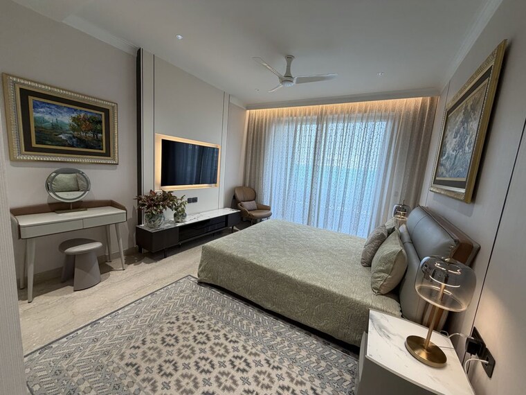 Living Room, central-park-the-orchard 3 Bedroom 2333 Sq.Ft. Builder Floor In Sohna Sector 33 Gurgaon 10670821