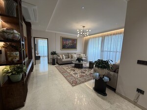 Living Room in 3 BHK Builder Floor at Central Park The Orchard, Sohna Sector 33 – for Rent
