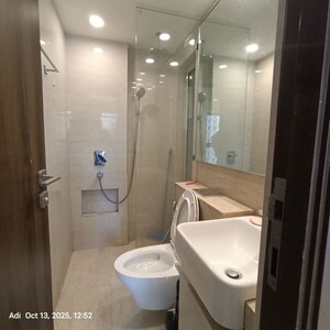 Bathroom in 1 BHK Apartment at Hiranandani Zen Maple, Powai – for Rent