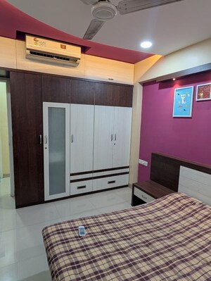 Bedroom in 2 BHK Apartment at Karia Konark Orchid, Wagholi – for Rent