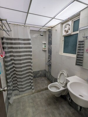 Bathroom in 2 BHK Apartment at Karia Konark Orchid, Wagholi – for Rent