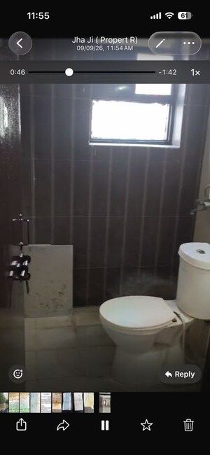 Bathroom in 2 BHK Apartment at RAS Palm Residency, Sector 76 – for Rent