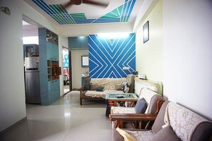 Living Room in 1 BHK Apartment at Vatva – for Sale