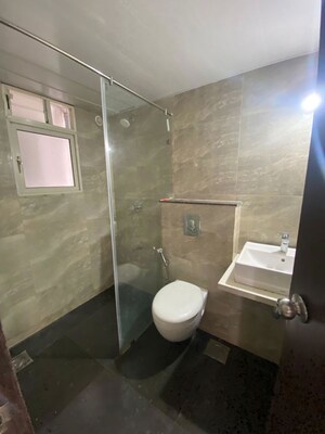 Bathroom in 2 BHK Apartment at Pharande Puneville, Punawale – for Rent