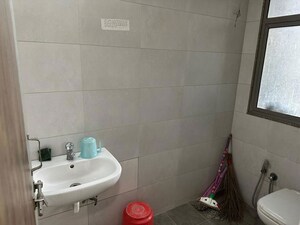 Bathroom in  Office Space at Goyal Titanium One , Bodakdev – for Rent