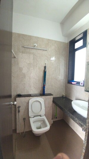 Bathroom in 3 BHK Apartment at CCI Rivali Park, Borivali East – for Rent