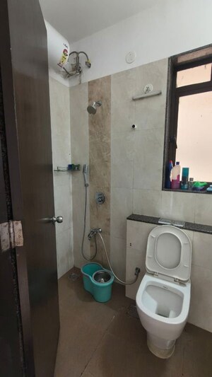Bathroom in 3 BHK Apartment at CCI Rivali Park, Borivali East – for Rent