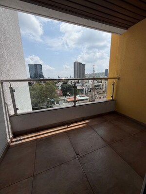 Balcony in 2 BHK Apartment at Northcape Venicia, Baner – for Rent