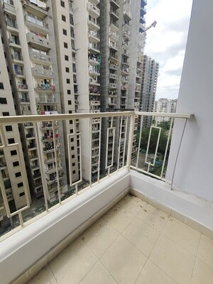 Balcony in 3 BHK Apartment at Proview Officer City 2, Raj Nagar Extension – for Rent