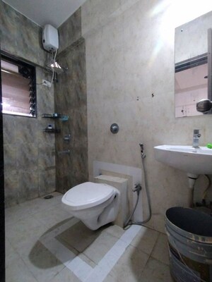 Bathroom in 3 BHK Apartment at Galaxy Carina, Kharghar – for Sale