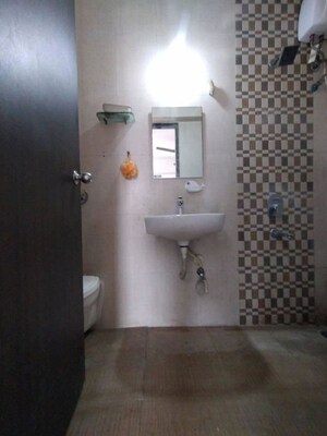 Bathroom in 3 BHK Apartment at Galaxy Carina, Kharghar – for Sale