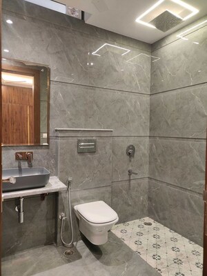 Bathroom in 3 BHK Builder Floor at Sector 21 – for Rent
