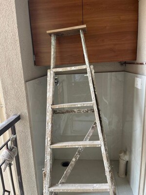 Staircase in 2 BHK Apartment at Nyati Era, Dhanori – for Rent