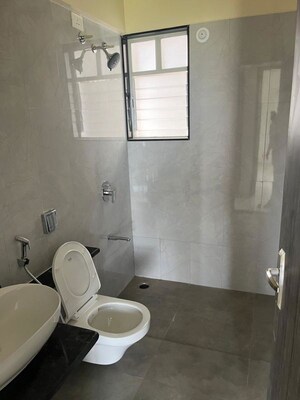 Bathroom in 2 BHK Apartment at Nyati Era, Dhanori – for Rent