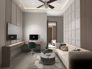 Team Area in 3 BHK Builder Floor at Ansal Sushant Lok I, Sector 43 – for Rent