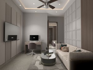 Bathroom in 3 BHK Builder Floor at Ansal Sushant Lok I, Sector 43 – for Rent