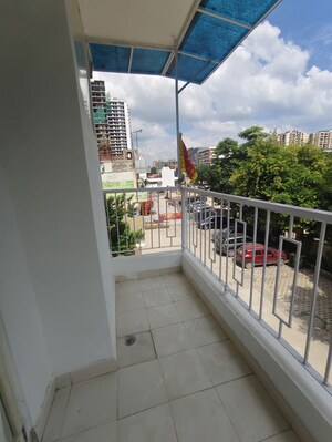 Balcony in 2 BHK Apartment at Proview Officer City 2, Raj Nagar Extension – for Rent