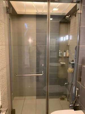 Bathroom in 3 BHK Apartment at Samartha Aangan, Andheri West – for Rent