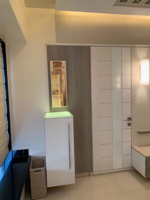 Living Room in 3 BHK Apartment at Samartha Aangan, Andheri West – for Rent