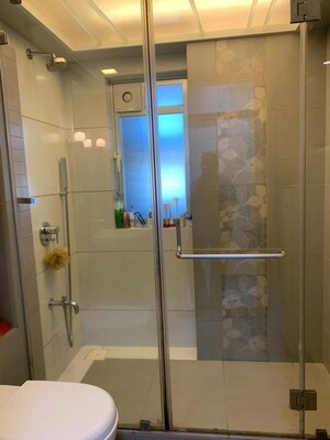Bathroom in 3 BHK Apartment at Samartha Aangan, Andheri West – for Rent