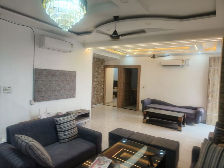 Living Room, milton-tower 4 Bedroom 2550 Sq.Ft. Builder Floor In Vip Road Zirakpur 10671131