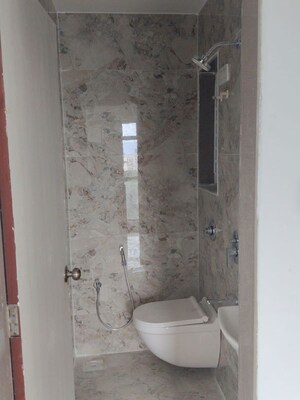 Bathroom in 1 BHK Apartment at Shraddha Classic, Bhandup West – for Rent
