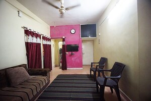 Living Room in 1 BHK Apartment at Ghodasar – for Sale