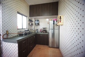 Kitchen in 1 BHK Apartment at Ghodasar – for Sale