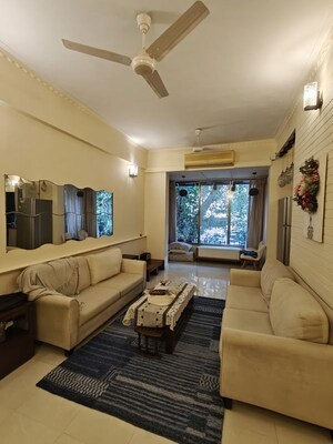 Living Room in 2 BHK Apartment at Venus Apartments Worli, Worli – for Rent