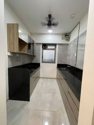 Kitchen in 2 BHK Apartment at Sheth Irene, Malad West – for Rent