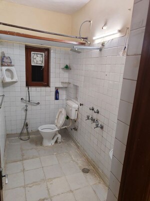 Bathroom in 3 BHK Builder Floor at Alaknanda – for Rent