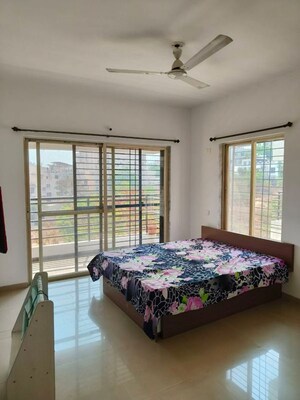 Bedroom in 3 BHK Apartment at Mirchandani Bellagio, Undri – for Rent