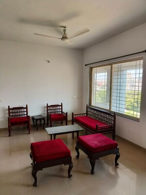 Living Room in 3 BHK Apartment at Mirchandani Bellagio, Undri – for Rent