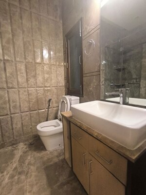 Attached Bathroom in 4 BHK Apartment at Vasant Vihar – for Rent