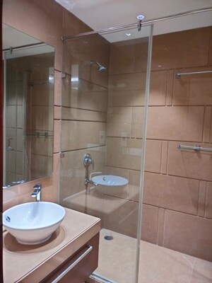 Bathroom in 4 BHK Apartment at Vasant Vihar – for Rent