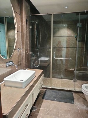 Attached Bathroom in 4 BHK Apartment at Vasant Vihar – for Rent