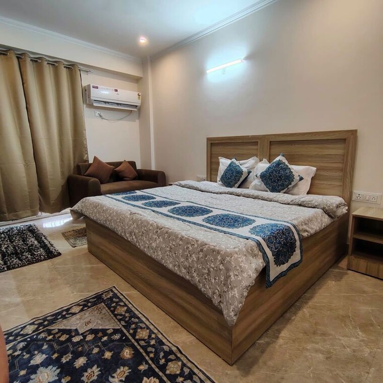 Bedroom, sector 51 1 RK 380 Sq.Ft. Builder Floor In Sector 51 Gurgaon 10671226