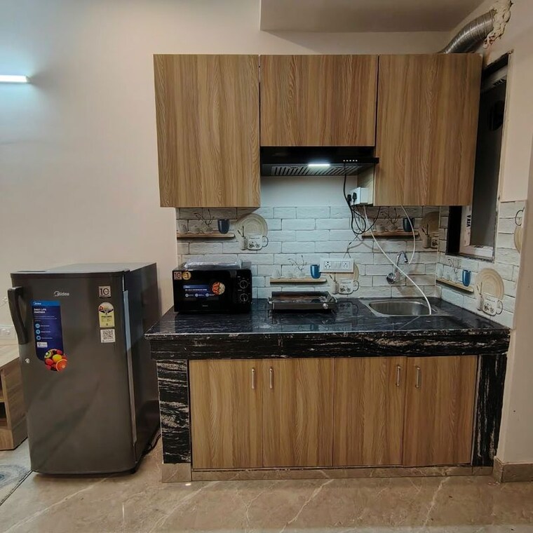 Kitchen, sector 51 1 RK 380 Sq.Ft. Builder Floor In Sector 51 Gurgaon 10671226